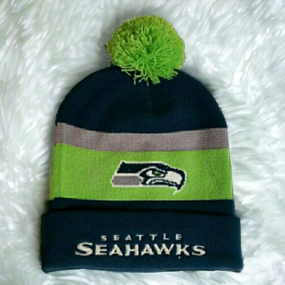 Seattle Seahawks American Express Beanie - Picture 1 of 4